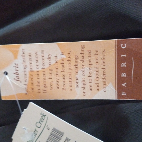 Nwt Coldwater Creek Suede Jacket in Rich Brown Womans Medium - Picture 6 of 14